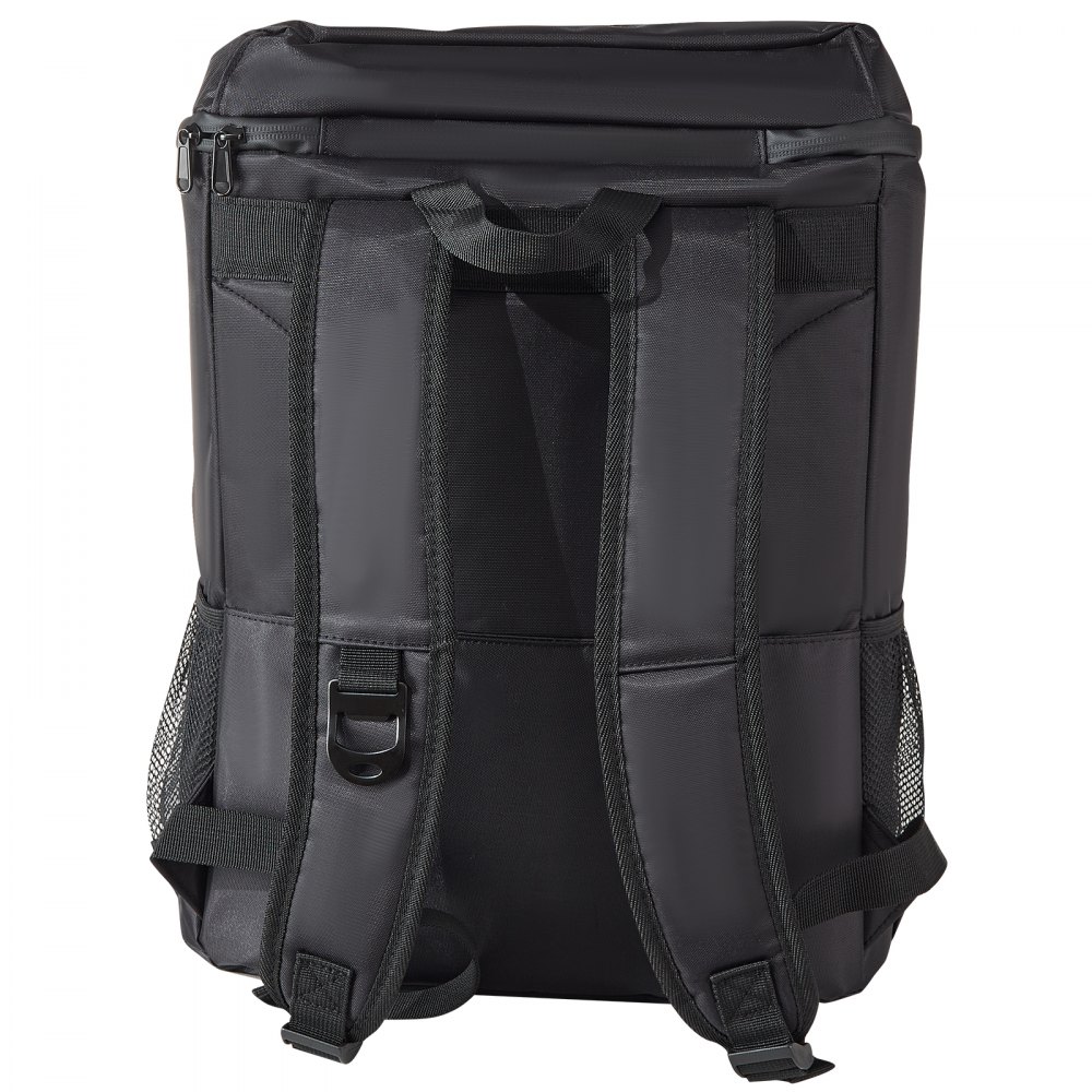 VEVOR Cooler Backpack, 28 Cans Backpack Cooler Leakproof, Waterproof Insulated Backpack Cooler, Lightweight Beach Cooler Bag with Shoulder Padding and Mesh Pocket for Hiking, Camping, BBQ, Black