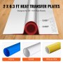 VEVOR PEX Heat Transfer Plates 4 ft, Radiant Heat Plates for 3/4" PEX Pipe, Durable Aluminum & Easy Trimming and Install Underfloor Heat Tubing Plates, Perfect for Wooden Floors (100pcs)