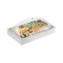 VEVOR Countertop Food Serving Display Container Condiment Dispenser with Lid