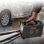 Soldadora por puntos VEVOR, kit de reparación de abolladuras con soldadora de pernos de 3 kW con 2 pistolas de soldadura, soldadura automática/manual y 7 modos, máquina de soldadura por puntos de 110 V para reparación de abolladuras de automóviles y camiones.