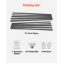 Metal Landscape Edging 10Packs 60in Rust-Resistant Bendable for Yard Garden