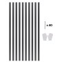 Metal Landscape Edging 10Packs 60in Rust-Resistant Bendable for Yard Garden