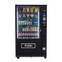 VEVOR Refrigerated Combo Vending Machine, 60 Slots Commercial Snack Soda Drink Vending Machine with ICT Bill/Coin Acceptor, 6-layer Large Capacity for Business, Shopping Mall, Office, School