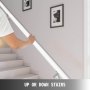 Stair Handrail Stair Rail Aluminum Modern Handrail For Stairs 12ft Length White