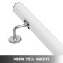 Handrail for Stairs Stair Handrail Stair Rails 4ft Length White Wall-Mounted
