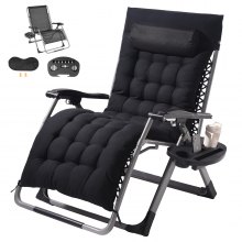 Cadeira VEVOR Zero Gravity 33" Zero Gravity Recliner Lounge Chair Interior e Exterior