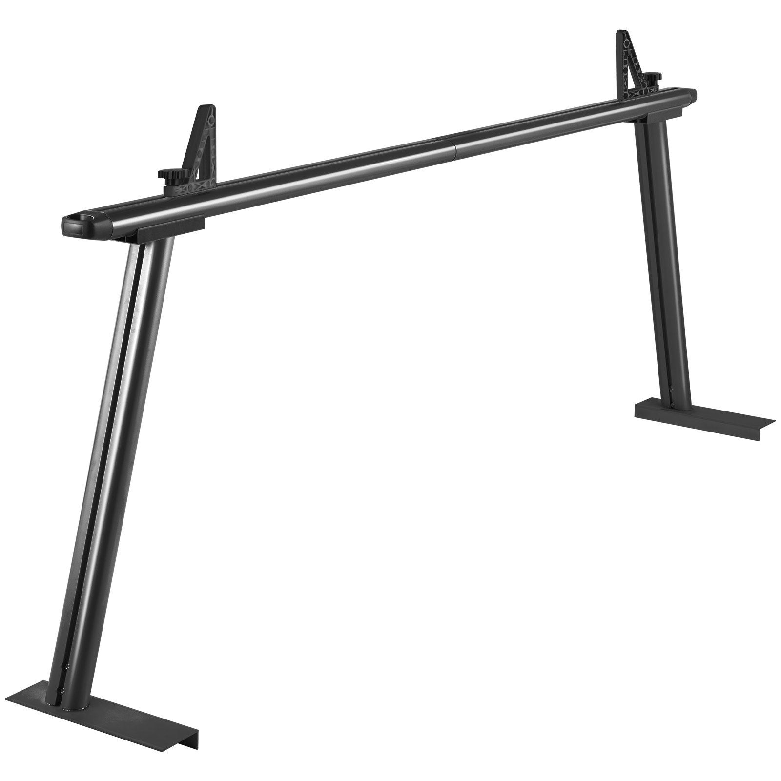 VEVOR Truck Rack Pickup Truck Bed Ladder Rack Adjustable w/ Ladder Stop Black