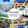 VEVOR Truck Rack Pickup Adjustable Truck Bed Ladder Rack Universal w/ Ladder Stop