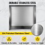VEVOR Shower Niche Stainless Steel Shower Wall Niche Recessed 30.5x30.5x10.2 cm