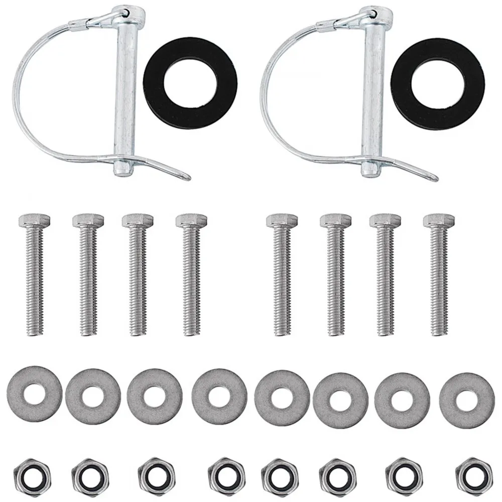 VEVOR boat transom launching wheel mounting hardware with bolts, nuts, and washers.