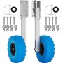 VEVOR Boat Transom Launching Wheels 300 lbs For Inflatable Boat Dolly Trolley