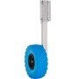 VEVOR boat transom launching wheel with blue tire and stainless steel bracket.