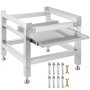 VEVOR Washing Machine Stand 48x25 Inch, Washing Machine Stand Base Heavy 590LBS for Washer and Dryer Stand Aluminum Washing Machine Base with Two 66LBS Trays with 4 Adjustable Feet(Single Tray)