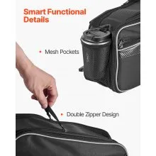 VEVOR Motorcycle Saddlebag Waterproof Motorcycle Side Bag Travel Luggage 30 L