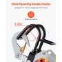 VEVOR 2-in-1 Portable Electric Hoist Winch 1100LBS Wired/Wireless Remote Control