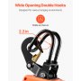 VEVOR 3-in-1 Electric Hoist Winch, 500 KG Capacity, 1500W Portable Power Winch, 9.1 m Lifting Height, 4.88 m/min with Wire and Wireless Remote Control, for Garage, Warehouse, Factory Lifting Towing