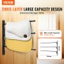 VEVOR Wall Mounted Saddle Rack Three Tiers Swing Out Saddle Pad Holder