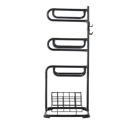 VEVOR Freestanding Saddle Stand - 30x30x68.5" 3-Tier Saddle Rack For Tack Room