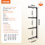 VEVOR Wall Mount Saddle Rack Four Tiers Western &  English Horse Saddle Holder