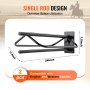 Support de selle pliable VEVOR Support de selle de cheval portable et autonome 132 lb