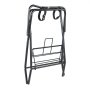 VEVOR Folding Saddle Rack, 28 x 19 x 37.5 in, Freestanding Horse Saddle Stand, Portable Horse Blanket Holder, Heavy Duty Steel Saddle Rack for English & Western Saddles, Tack Storage, Black