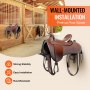 VEVOR Wall Mount Saddle Rack with Pad Bar 8 Packs Horse Saddle Rack Stand