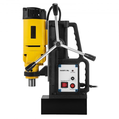 VEVOR MD40 1-1/2 inch Electric Magnetic Drill Press Drilling Machine with 13PC 1" HSS Annular Cutter Set Precise Annular Cutter Kit Compact 2700 LBS Magnet Force