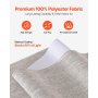 Panel Track Blinds Extendable Track from 45.8 in to 86 in W Trimmable Brown