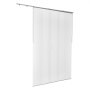 Persianas de panel VEVOR, riel extensible de 115 cm a 218 cm de ancho, cortinas de panel recortables de hasta 244 cm de alto, persianas de panel vertical ajustables para puertas correderas, puertas de patio, separadores de ambientes y ventanas, color blanco