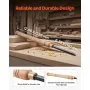 4PCS Wood Lathe Chisel Set HSS Woodturning Tools Storage Box for Lathe Finisher