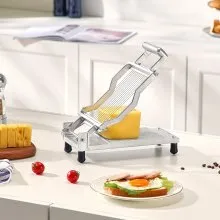VEVOR Cheese Cutter with Wire Cheeser Butter Cutting 0.39" & 0.78" Cheese Slicer