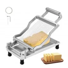 VEVOR Cheese Cutter with Wire Cheeser Butter Cutting 0.2" Ultra-Thin Cheese Slicer
