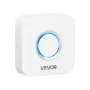 VEVOR Door Chime, DC 12V, Wireless Door Open Contact Sensor Alarm Chime with 656 ft Range, 58 Chimes & 5 Adjustable Volume, Doors Ringer Alert for Business, Store, Home, Office When Entering