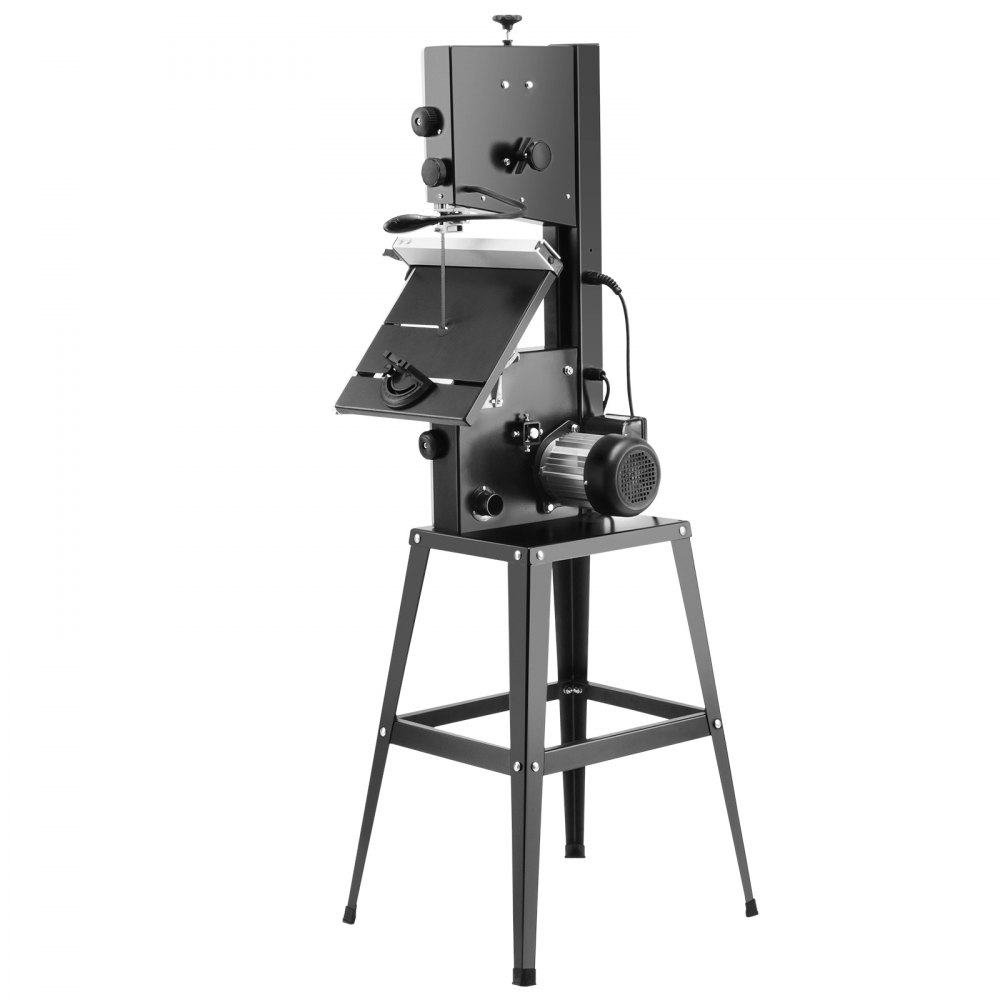 VEVOR Band Saw with Stand, 9.65-Inch, 560&1100 RPM Two-Speed Benchtop Bandsaw, 370W 1/2HP Motor 6'' Cutting Height 72.13'' Sawblade Length, with Fence and Miter Gauge, for Woodworking Aluminum Plastic