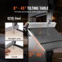 VEVOR Båndsav med Stand Benchtop Båndsav 9,65 i 370W To-Speed ​​Justerbar