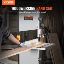 VEVOR Band Saw with Stand Benchtop Bandsaw 9.65 in 370W Two-Speed Adjustable