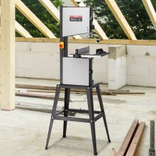 VEVOR Band Saw with Stand Benchtop Bandsaw 9.65 in 370W Two-Speed Adjustable