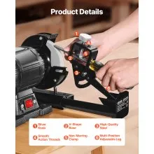Sistema de afilado multi-grind VEVOR, plantilla Vari-Grind para amoladoras de banco de 6" y 8