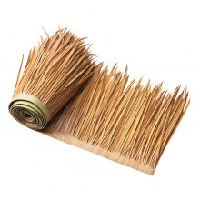 1.3x16.4 ft Artificial Thatch Roofing Mexican Style Tiki Hut Grass Skirt Roof