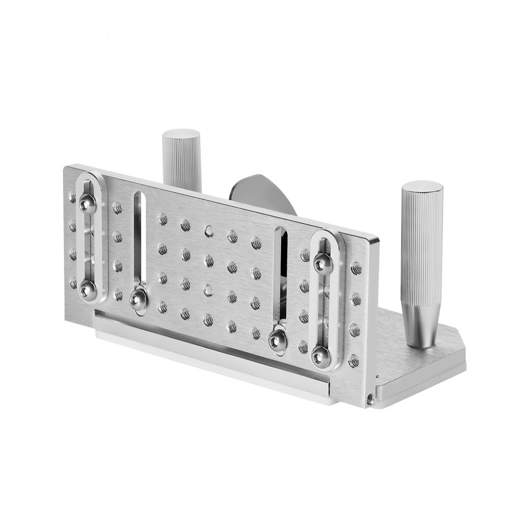 VEVOR Belt Grinder Knife Jig, 85° - 115° Adjustable Belt Sander Knife Sharpening Jig with Dual Handles, 195mm Long Sharpener Locator Compatible with Bench Grinders, Sharpening Machines