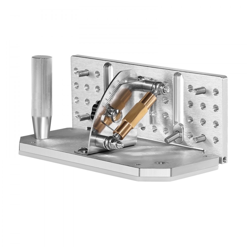 VEVOR Belt Grinder Knife Jig, 85° - 115° Adjustable Belt Sander Knife Sharpening Jig with Dual Handles, 195mm Long Sharpener Locator Compatible with Bench Grinders, Sharpening Machines