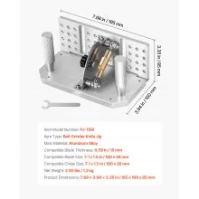 VEVOR Belt Grinder Knife Jig Knife Sharpening Jig 85° - 115° Adjustable Angle