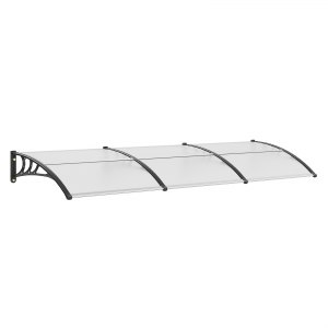 VEVOR Window Door Awning Canopy 965 x 2975mm Exterior UF50+ PC