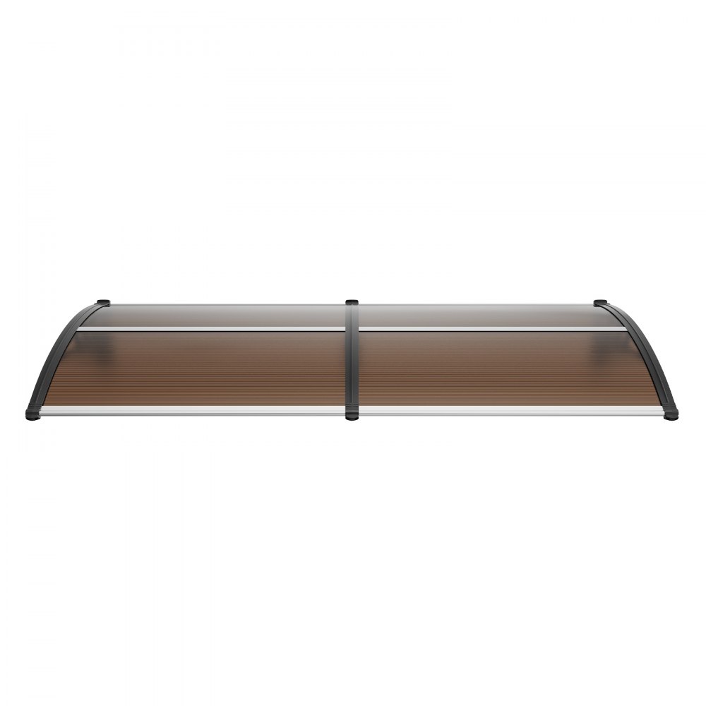 VEVOR Window Door Awning Canopy 80" x 40", UPF 50+ Polycarbonate Entry Door Outdoor Window Awning Exterior, Front Door Overhang Awning for Sun Shutter, UV, Rain, Snow Protection, Hollow Sheet