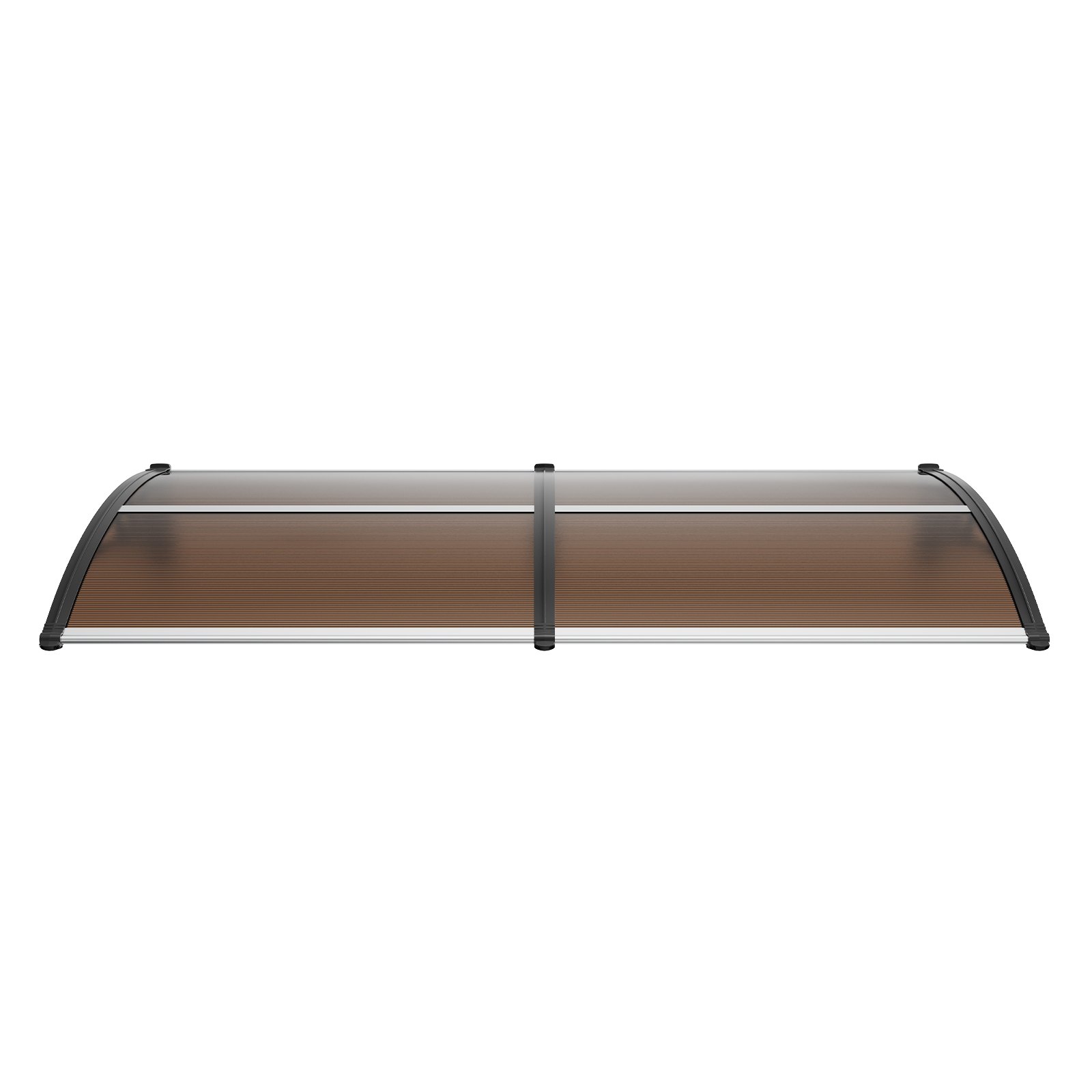 VEVOR Window Door Awning Canopy 80" x 40", UPF 50+ Polycarbonate Entry Door Outdoor Window Awning Exterior, Front Door Overhang Awning for Sun Shutter, UV, Rain, Snow Protection, Hollow Sheet