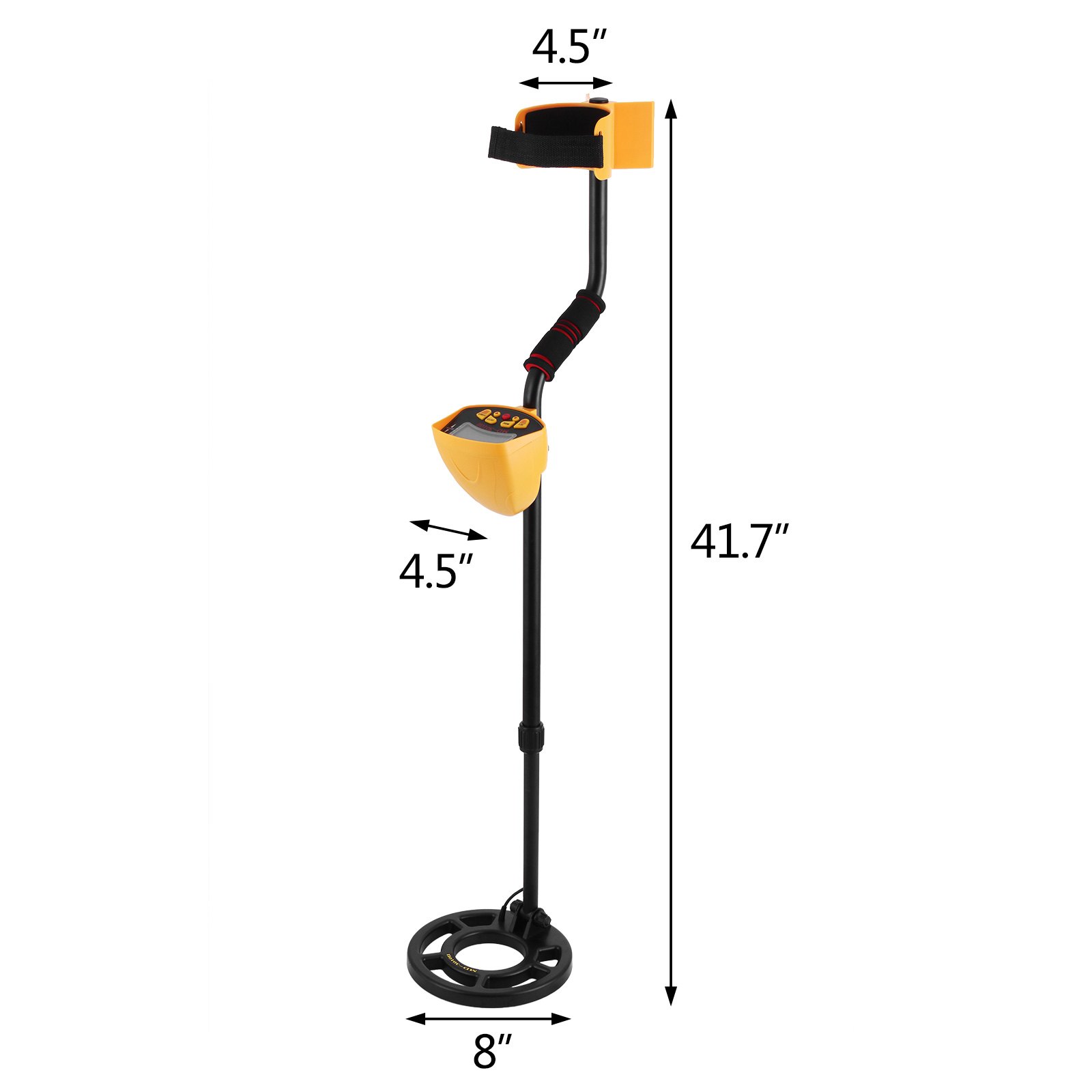 MD-3010 Deep Sensitive Metal Detector Gold Digger Treasure Hunter LCD Waterproof