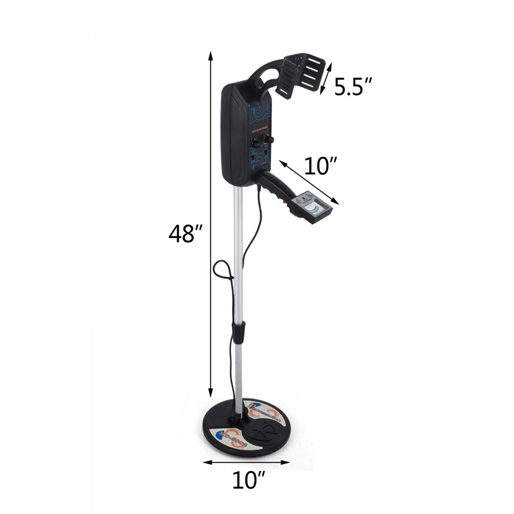 Extreme Metal Detector Gold Digger Deep Hunter Adjustable Waterproof Automatic