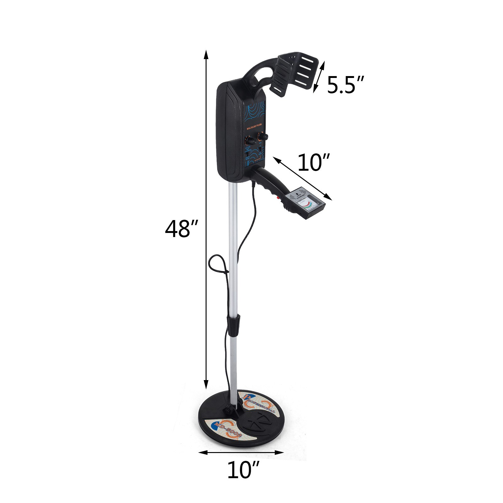 Extreme Metal Detector Gold Digger Deep Hunter Adjustable Waterproof Automatic