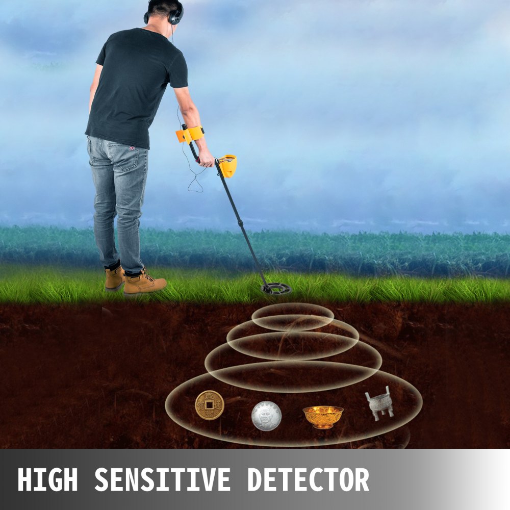 MD-3010II Deep Sensitive Metal Detector Gold Treasure Hunter Ground Search