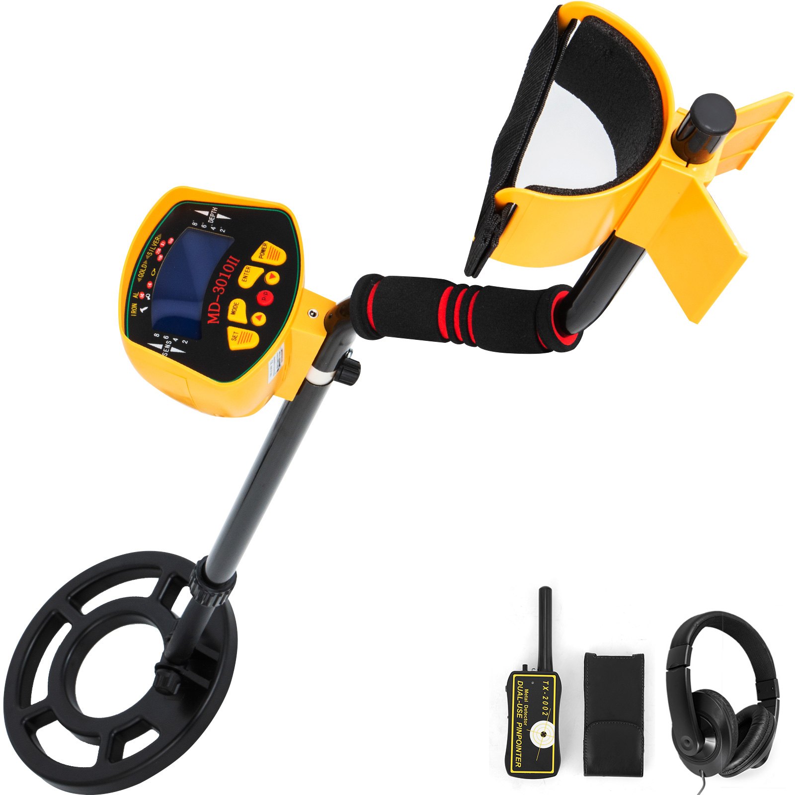 MD-3010II Deep Sensitive Metal Detector Gold Treasure Hunter Ground Search
